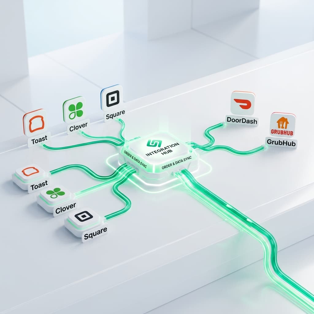 POS system connecting to DoorDash and Grubhub